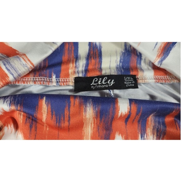 Work Out Lily by Firmanara Print Leggings High‎ Waist Stretch Casual Pants L/XL - Picture 7 of 8